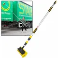 Waschbürste Autowaschbürste Teleskop Stiel 1,35-3m Auto Lkw Caravan Bürste Boot