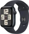 Apple Watch SE 2.Gen 2024 40mm Alu Mitternacht Sportarmband S/M