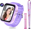OKYUK T45 Kinder-Smartwatch 4G GPS-Tracker - Lila