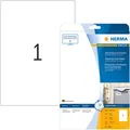 Herma Inkjet-Etiketten 4866, wetterfest, 210 x 297mm, weiß matt, 10 Blatt, 10 Stück