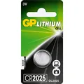 GP Knopfzelle CR2025 Lithium 3,0 V, 1 St.