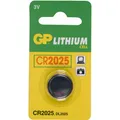 GP Batteries Knopfzelle CR2025 Lithium 3.0 V 1er Pack