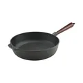 Carl Victor - Servierpfanne Gusseisen Pfanne 25 cm mit Holzgriff