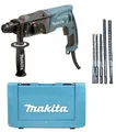 Makita Bohrhammer HR2470 Set (inkl. Bohrer 6; 6,5; 8; 10; 12 mm und Koffer)