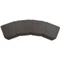 Diephaus Randbord Olea gebogen Anthrazit 50 x 11,5 x 8 cm