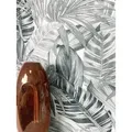 Newroom Vliestapete, Grau Tapete Modern Dschungel - Mustertapete Blumentapete Weiß Schwarz Tropisch Floral Palmen Blätter für Wohnzimmer Schlafzimmer Küche grau