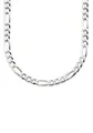Kette ohne Anhänger "Schmuck Geschenk Silber 925 Halsschmuck Halskette Figarokette" silberfarben 55