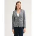 TOM TAILOR Jackenblazer Blazer Regular Fit Blazer im Karomuster blau M (38)