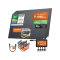 Solarway 1780Wp / 2000-800W Balkonkraftwerk komplett Steckdose - neuester 2000 Watt Wechselrichter - Solaranlage Komplettset - 445W bifaziale Solarmodule & Envertech & Zubehör