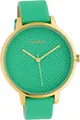 Oozoo Leder Damen Uhr C10593 Analog Quarzuhr Armband grün Timepieces D2UOC10593