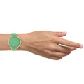 Oozoo Leder Damen Uhr C10593 Analog Quarzuhr Armband grün Timepieces UOC10593
