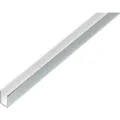 Alberts U-Profil Aluminium 10 mm x 10 mm x 1.000 mm Verchromt