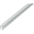 Alberts Profil Alberts 488468 U-Profil, Aluminium, chromdesign, 1000 x 10 x 10 mm, Alberts 488468 U-Profil Aluminium, chromdesign 1000 x 10 x 10 mm