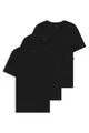 BOSS Herren V-Neck T-Shirt, 3er Pack Classic, Black, XXL