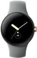 Google Pixel Watch - Champagne Gold - intelligente Uhr mit Band - Flouroelastomer - Hazel - Bandgröße: L - 32GB - Wi-Fi, NFC, Bluetooth - 4G - 36 g (GA04120-DE)