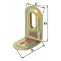 Alberts Verstellwinkel geprgt 22 x 40 x 28 mm, galv. gelb verzinkt, 1 Stck (50 Stk.) (332785)
