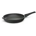 Hoffmann Germany Bratpfanne Aluguss Ø 32 cm – Made in Germany Pfanne, Aluguss (1-tlg), abnehmbarer Griff, backofenfest bis 250°C, Induktion, Antihaft schwarz Ø 32 cm