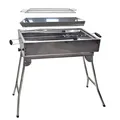 Grillpeter Holzkohlegrill Mangal Kairat Schaschlikgrill Edelstahl rostfrei Grill mit Grillrost