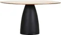 Esstisch, braun + schwarz + braun B/H/T: 120 cm x 76 cm x 140 cm