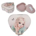 Top Model June Schmuckschatulle Herzform mit Spiegel Schmuckkästchen