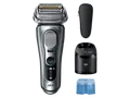 BRAUN 9667CC Rasierer Series 9 Pro+ Silberfarben (Synchro-Sonic, Reinigungsstation: Ja, mit Ladefunktion)