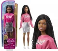 BARBIE DOLL BROOKLYN in a pink sweatshirt HGT14 Mattel