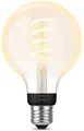 Philips Hue White Ambiance LED Lampe, Filament Globe G93, E27, 7W, 550lm, 2700K (929002477801)