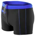 Aquarti Herren Badehose Kurz mit Kontrastpaspel, Farbe: 07 Dunkelblau/Blau/Hellblau, Größe: XXL