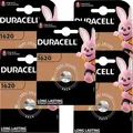 5 x Duracell Lithium-Knopfzelle CR1620 3V 60mAh