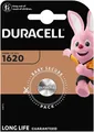 Duracell CR1620, 3V Lithium Knopfzelle Batterie, DL1620, 75mAh, 1er-Pack