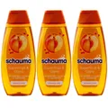 Schauma Shampoo Superfruit & Glanz 3 x 400ml für normales Haar - vegan