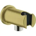 GROHE Wandabgangsbogen Rainshower 26658, mit Halter, runde Rosette, Außengewinde 1/2'', Ganzmetallgehäuse, Eigensicher gegen Rückfließen, cool ... - Silber
