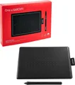 Tablett Grafiken One by Wacom Small Schwarz/Rot Mit Stift Ohne Batterie