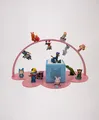 KAWENTSMANN Kinderregal WOLKE stehend kompatibel mit Tonie Box und Tonie Figuren aus Metall, Regal, Magnetisch, Flexibel, Made In Germany, Pulverbeschichtet, Kratzfest, Hellrosa RAL 3015