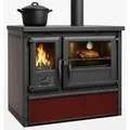 Küchenofen Holzherd Modell Forno - bordeaux - 6 kW