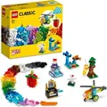 LEGO 11019 Classic Bausteine und Funktionen, Box mit LEGO Steinen - Beige