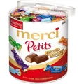 Merci Minischokolade Petits Chocolate Collection, gefüllte Schokoladenspezialitäten, 7 Sorten, 158 Stück, 1 kg
