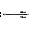 Cordial Klinke 3,5mm stereo / 2x XLR male CFY 1,8 WMM | Neu