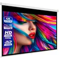 ESMART Beamer-Leinwand Economy EXR Rollo, 108 Zoll, 240 x 135 cm, Format 16:9, Rolloleinwand