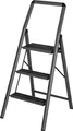 Alu-Klapptrittleiter Compact 3-stufig Dunkelgrau