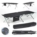 24MOVE® Feldbett Campingbett bis 200 kg In-und Outdoor Camping faltbar, inkl. Tragetasche für einfachen Transport