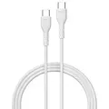 Devia Ladekabel, Datenkabel USB Typ C - USB Typ C 1m in Weiß 3A