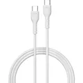 Devia Kabel Kintone USB-C - USB-C 1,0 m 3A weiss (1 m, 18 W) (42060518)