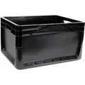 Eurobox-System Box Vollwand 40 x 30 x 22 cm Schwarz