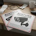 Videoüberwachung Schilder Warnschild Aluminium Hinweis