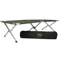 US Feldbett ALU m. Tasche Army Feldliege Gästebett Campingbett Outdoor Klappbett
