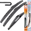 HYBRID Scheibenwischer FLEX AERO kompatibel für Opel Zafira A BJ 1999-2010 - 400mm 600mm 600mm - Premium Qualität Wischerblätter Set - RECAMBO