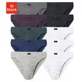 H.I.S Slip Männer Unterhose (Packung, 10-St) in Unifarben blau|bunt|grau|grün|schwarz 5
