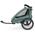 Qeridoo QUPA Plus 2025 Einsitzer Fahrradanhänger - Mineral Blue