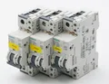 3x Siemens 5SY4106-6 MCB B6 Leitungsschutzschalter + 5ST301 AS -used-